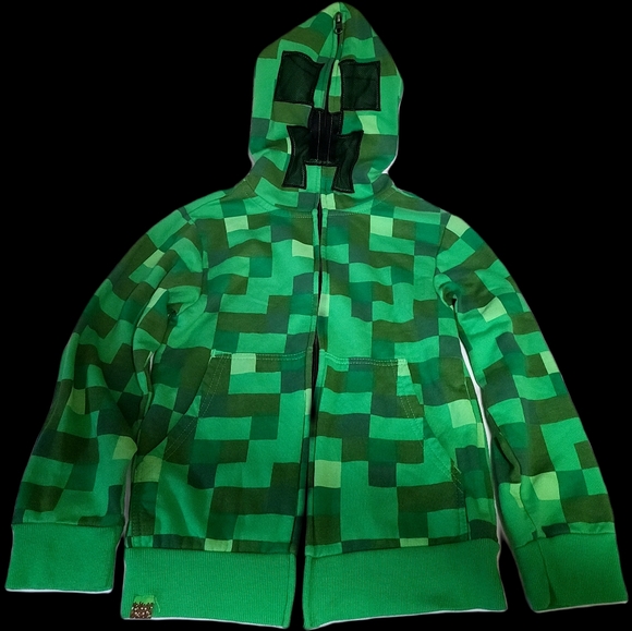 J!nx Shirts & Tops Kids Minecraft Creeper Zip Up Hoodie Poshmark
